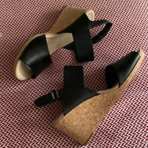 Clarks wedge sandals